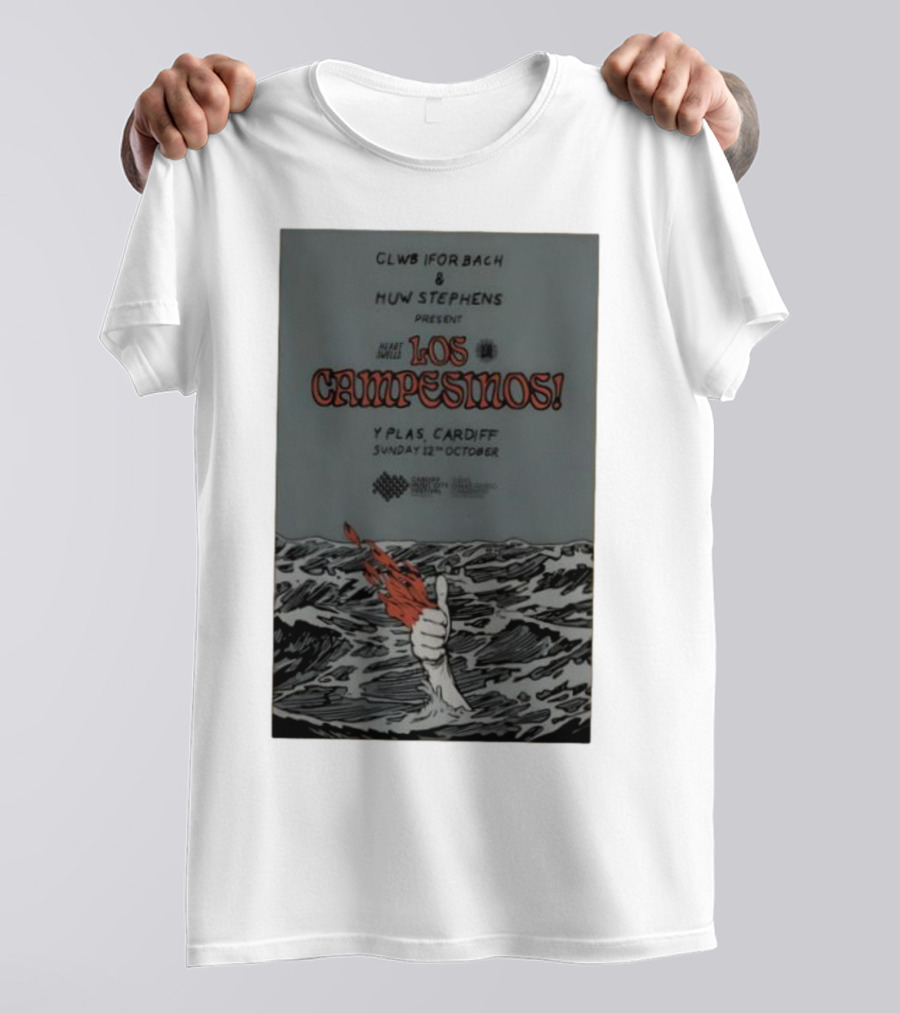 CLWB Ifor Bach Huw Stephens Present Los Campesinos Y Plas Cardiff Sunday 12th October T-Shirt