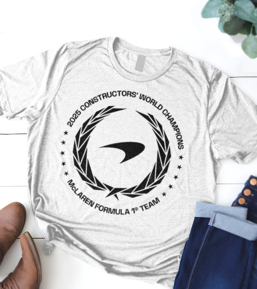 McLaren Racing Formula 1 2025 World Constructors Champions T-Shirt