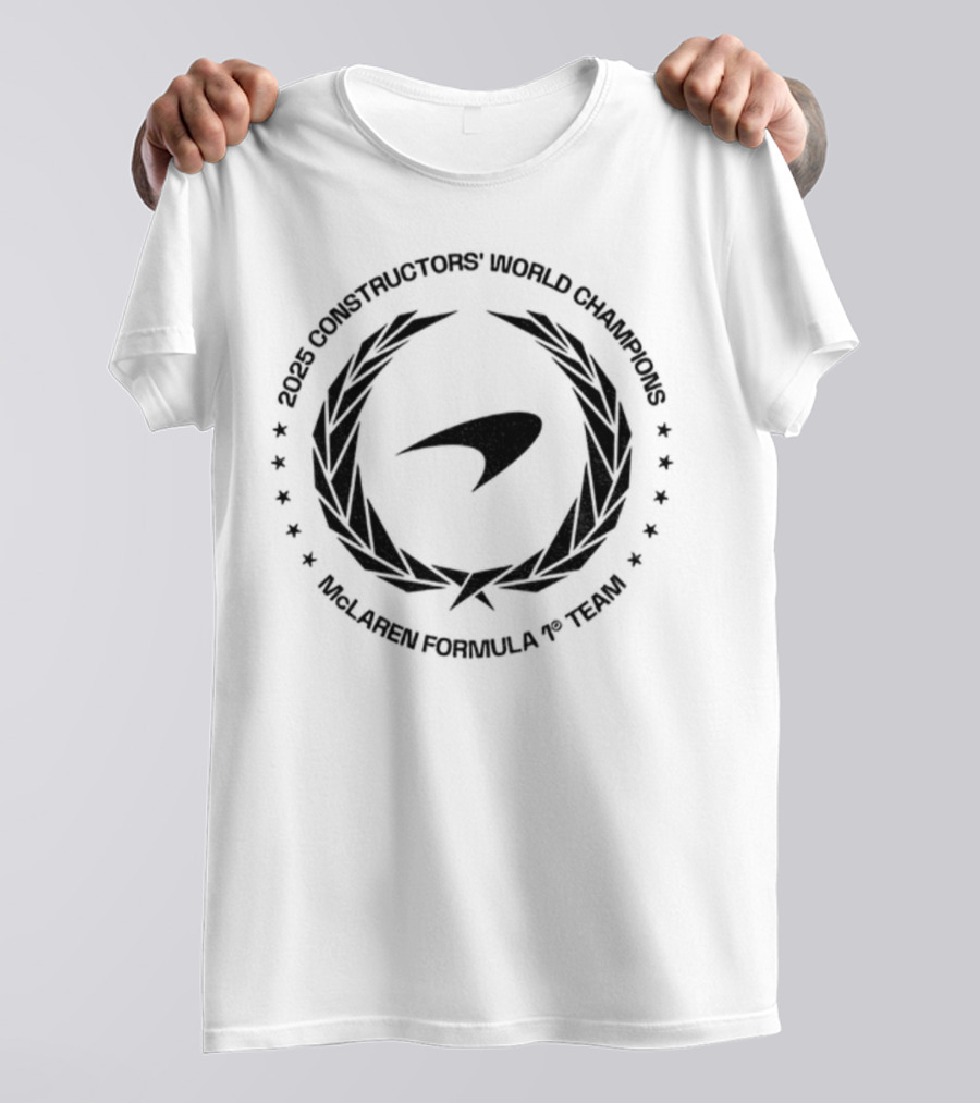 McLaren Racing Formula 1 2025 World Constructors Champions T-Shirt
