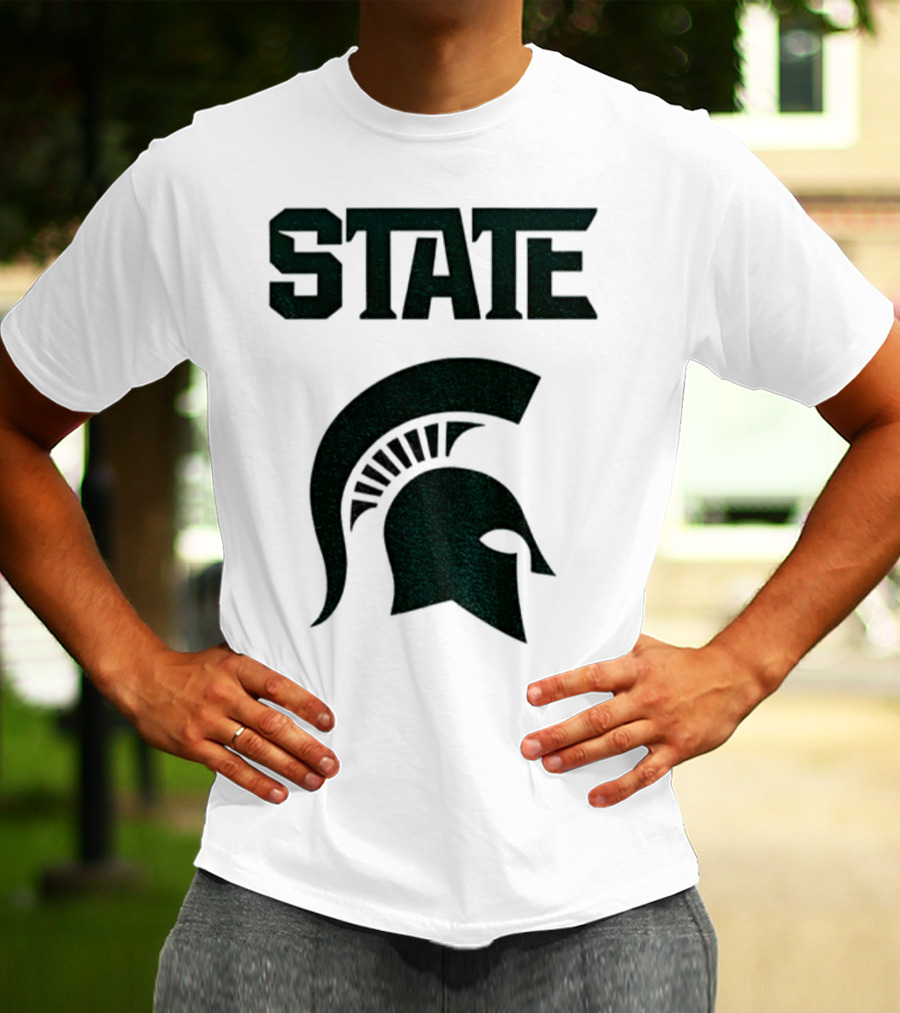 STATE Spartans Michigan Big Ten Basketball T-Shirt
