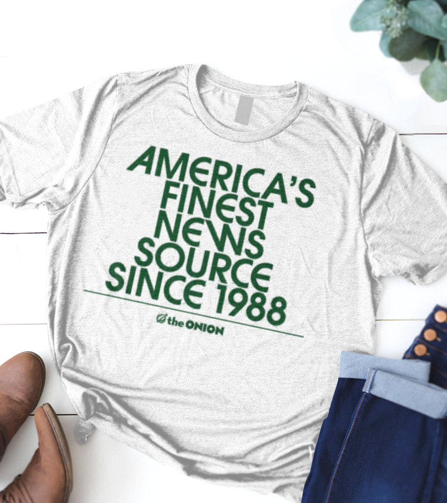 America's Finest News Source Since 1988 The Onion T-Shirt
