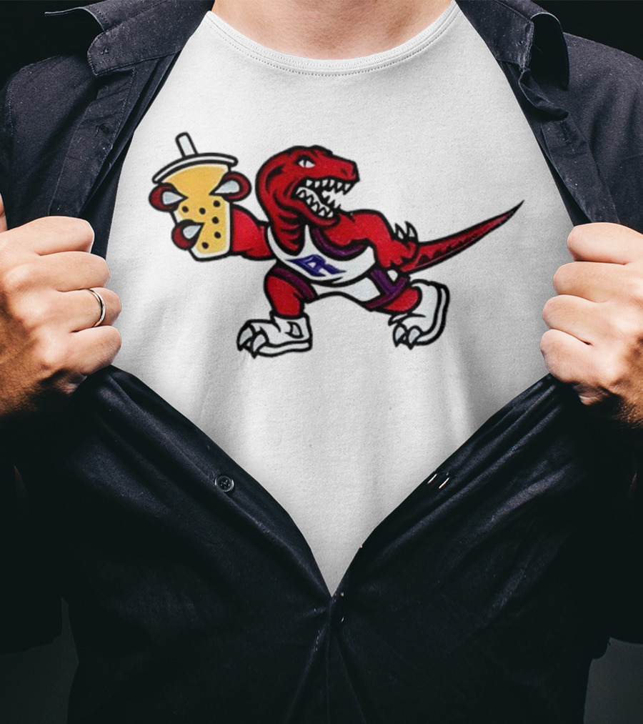 Toronto Raptors Raptor Bubble Tea NBA Basketball T-Shirt