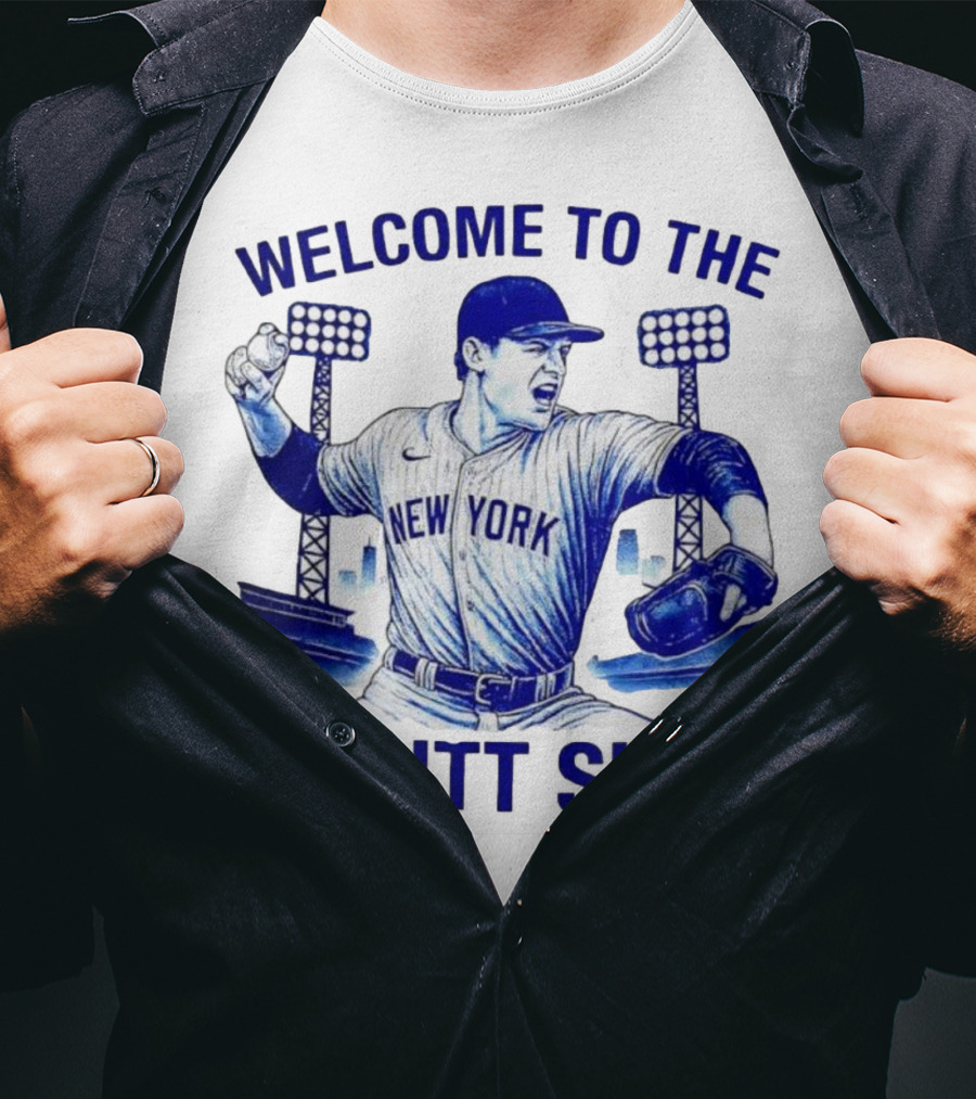 Welcome To The Schlitt Show New York Baseball Player Cam Schlittler T-Shirt