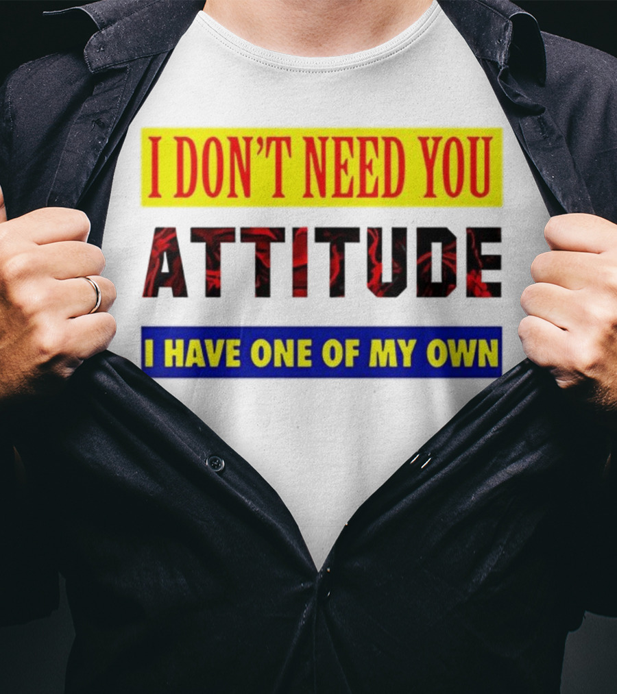 I Don't Need You Attitude I Have One Of My Own T-Shirt