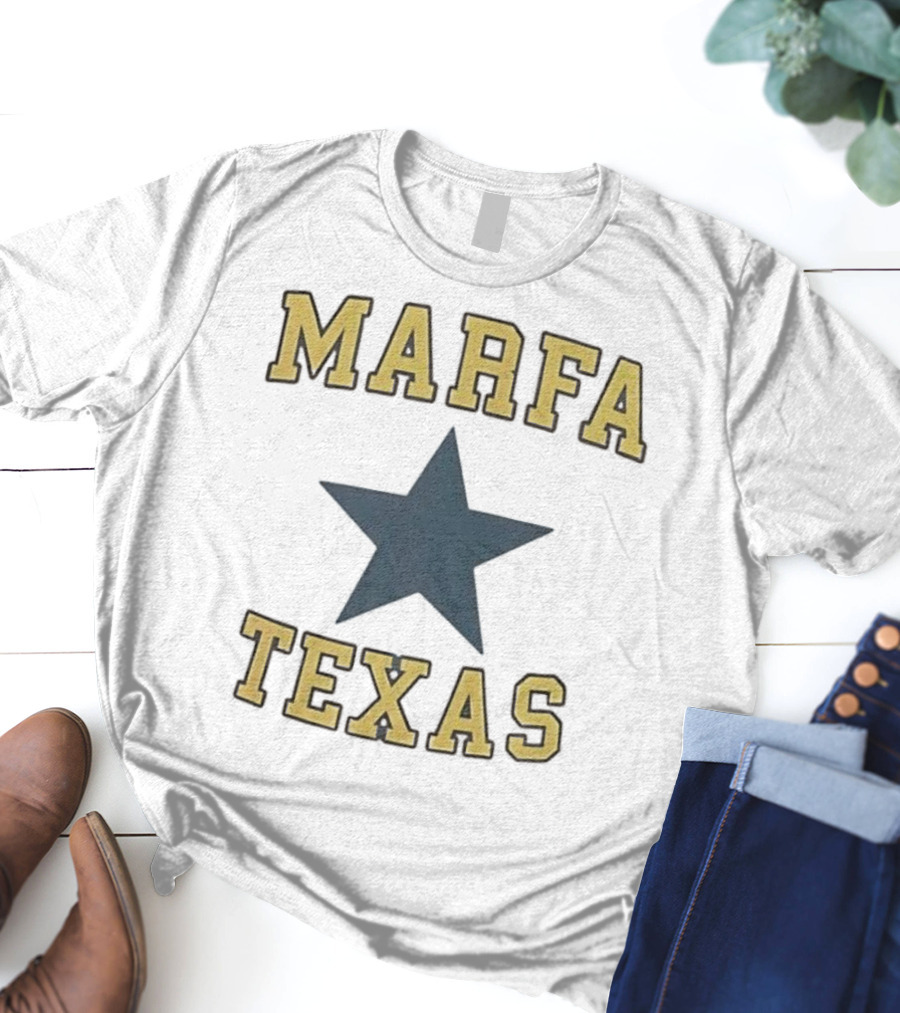 Jensen Ackles Marfa Texas Star Vintage Aesthetic T-Shirt