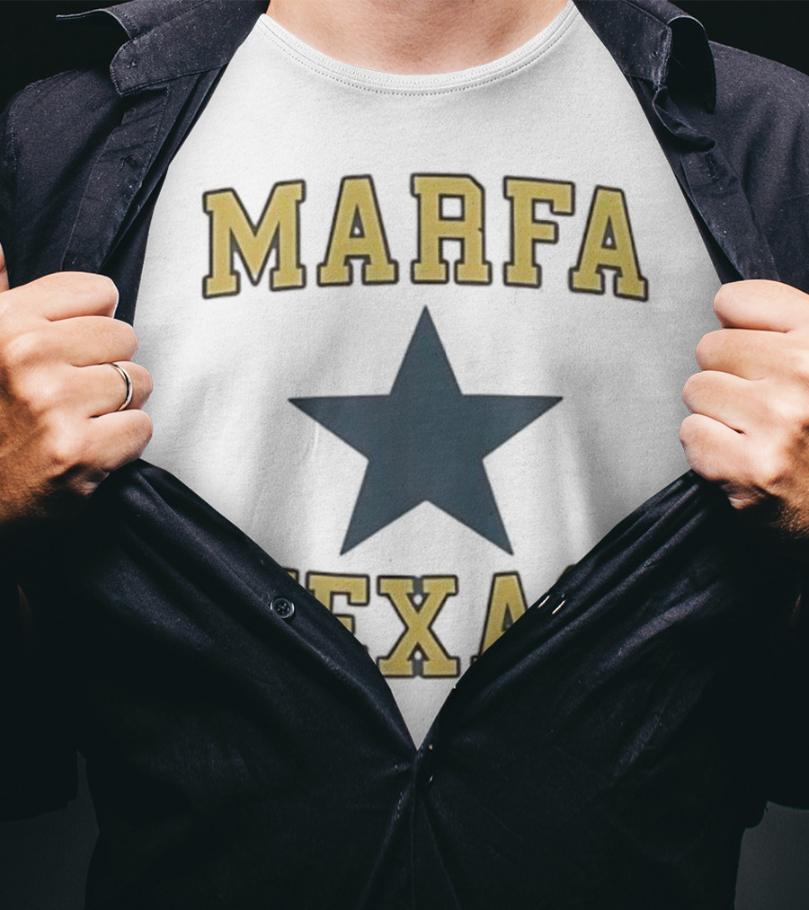 Jensen Ackles Marfa Texas Star Vintage Aesthetic T-Shirt