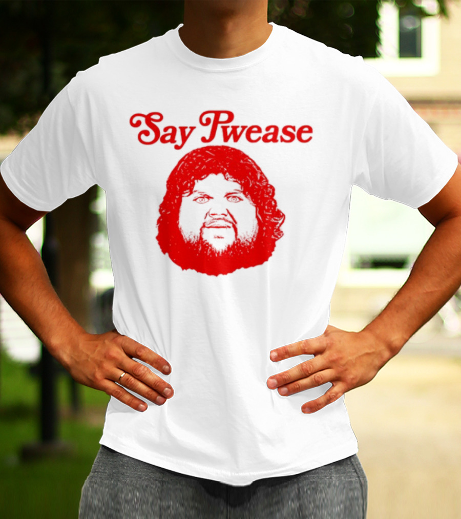 Say Pwease Red Beard Character T-Shirt
