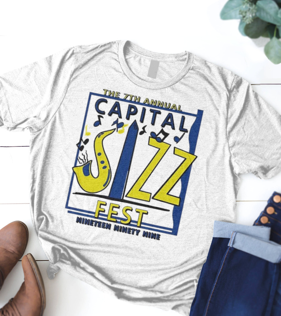 The 7th Annual Capital Jazz Fest June Nineteen Ninety Nine Music Event T-Shirt
