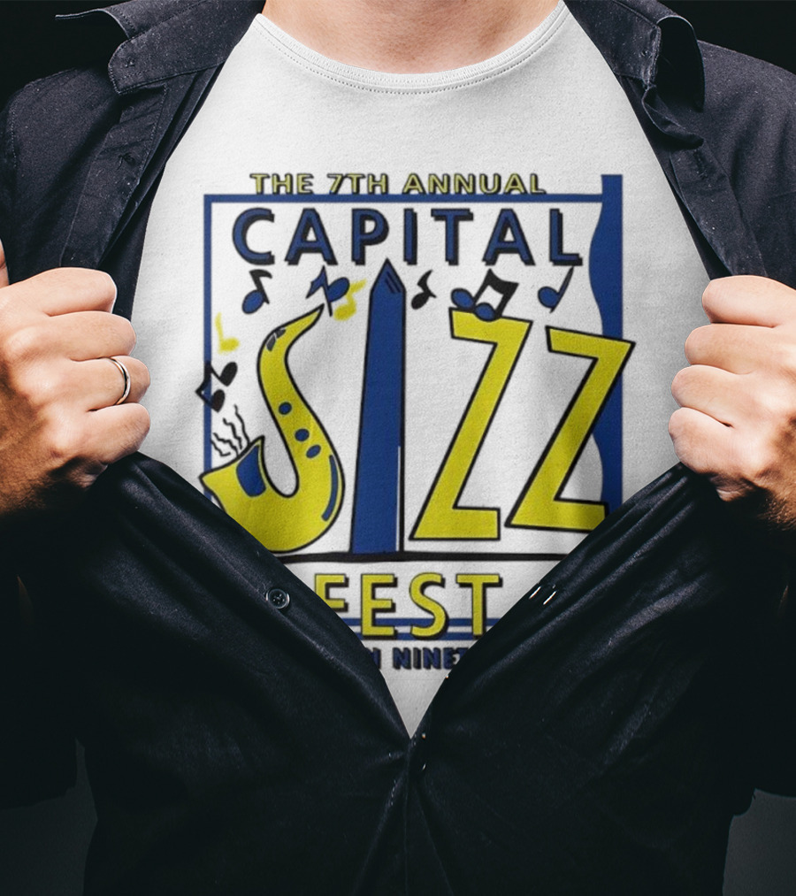 The 7th Annual Capital Jazz Fest June Nineteen Ninety Nine Music Event T-Shirt