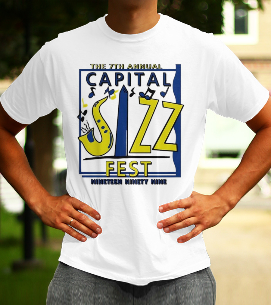 The 7th Annual Capital Jazz Fest June Nineteen Ninety Nine Music Event T-Shirt
