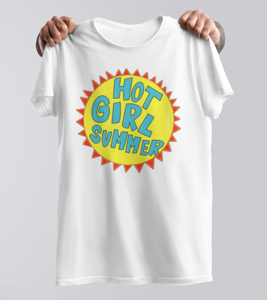 The Beaver Family Hot Girl Summer Sunburst Style T-Shirt