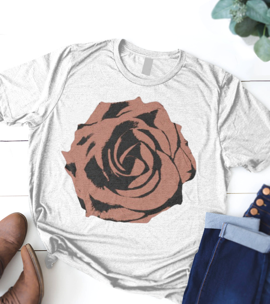 A Flair For The Dramatic Rose Black And Pink Graphic T-Shirt