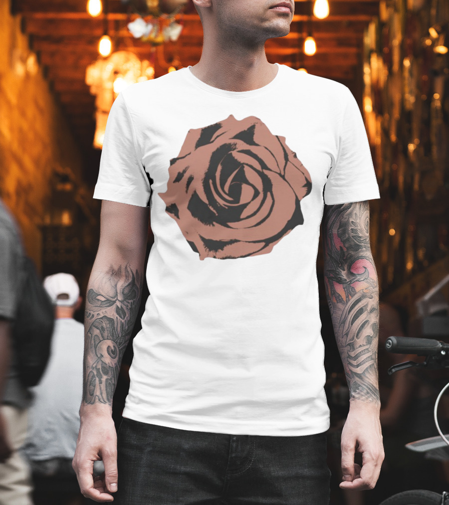 A Flair For The Dramatic Rose Black And Pink Graphic T-Shirt