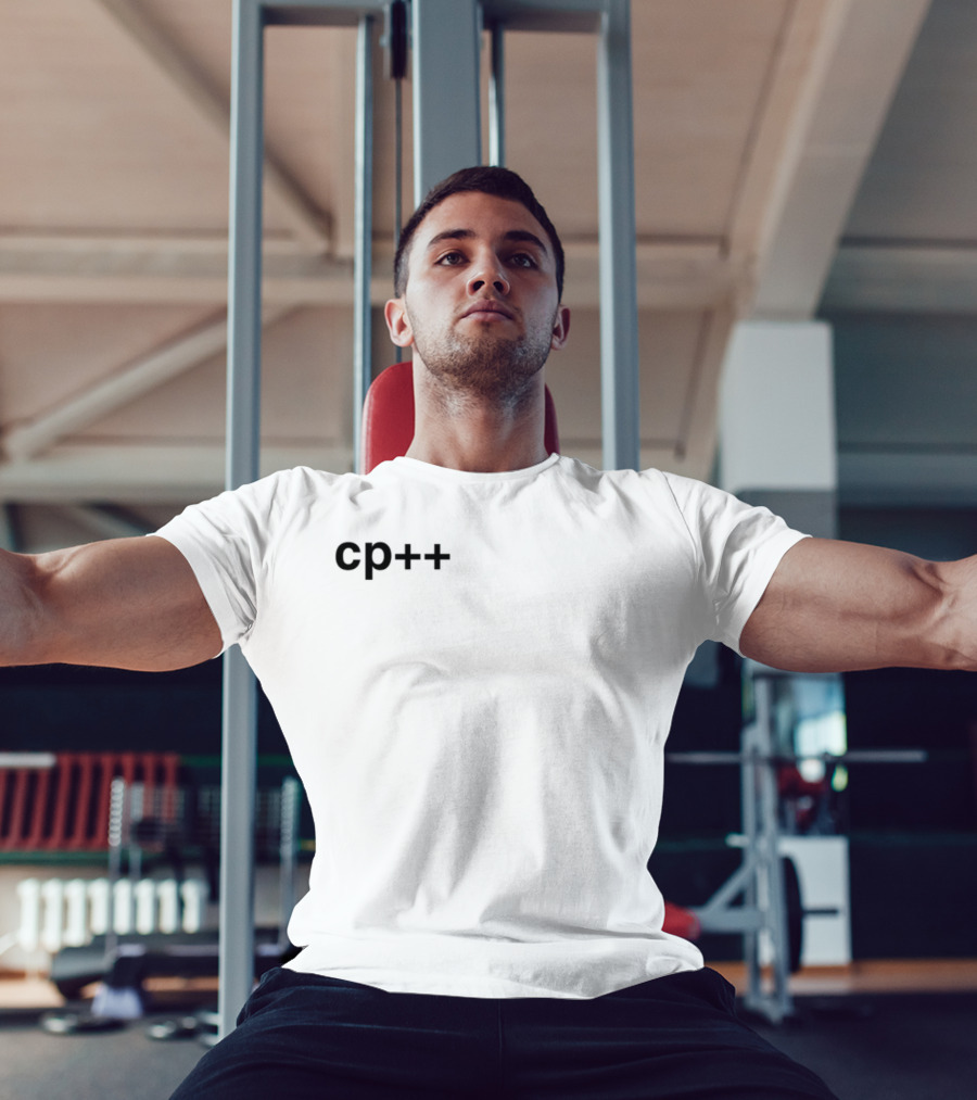 Cp++ Programming Humor Tech Nerd Icon T-Shirt