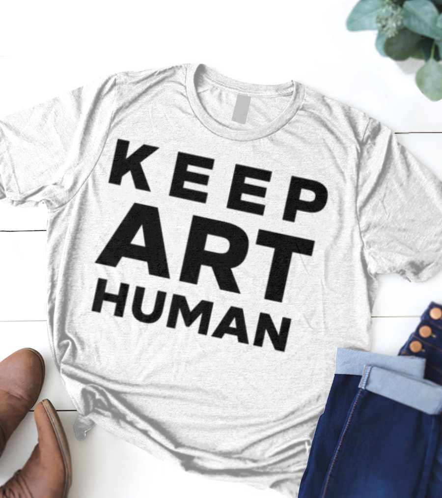 Keep Art Human Movement Statement T-Shirt