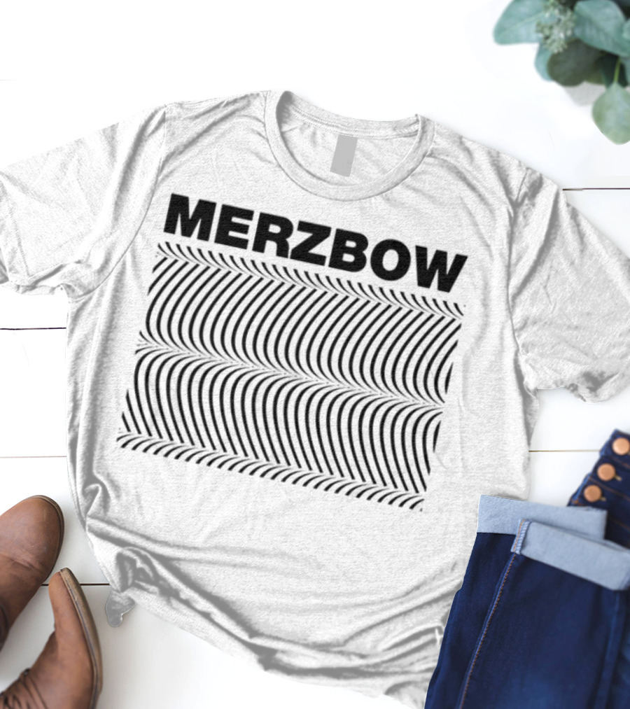 Merzbow Pulse Demon Distorted Wave Pattern T-Shirt