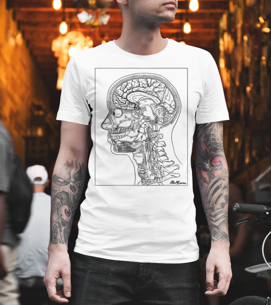 Petermlawrence Anatomical Head Neck Brain Structure T-Shirt