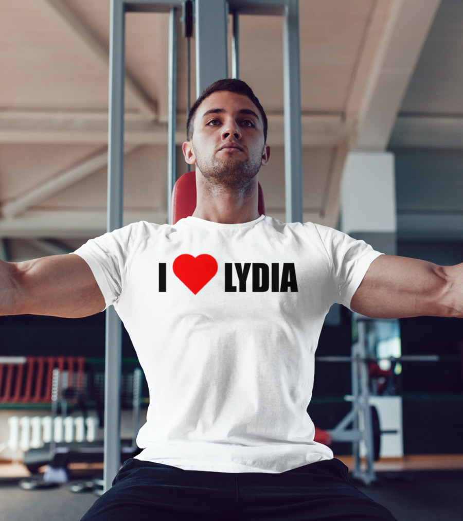 I Love Lydia Heart Symbol Expression T-Shirt