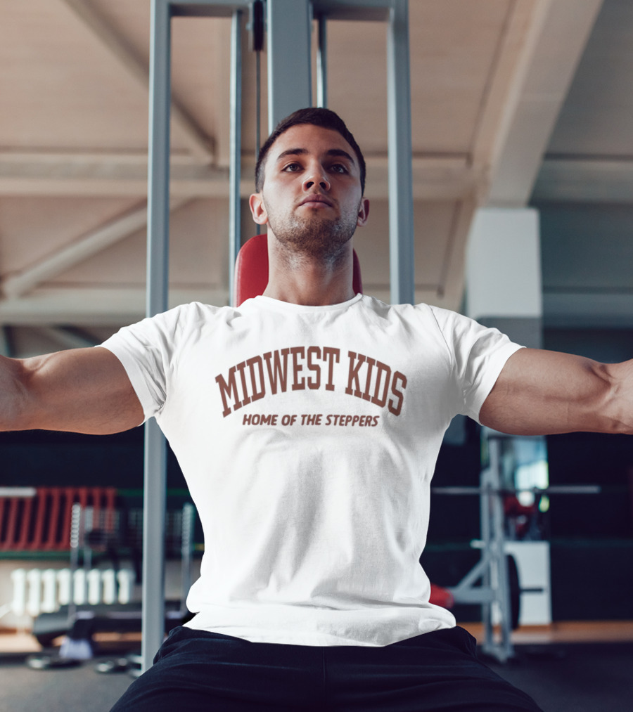 Midwest Kids Home Of The Steppers Trendy Streetwear Style T-Shirt