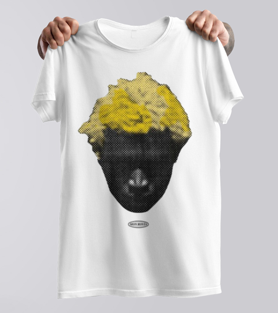Mon Rovia Boy Yellow Hair Pop Art Style T-Shirt