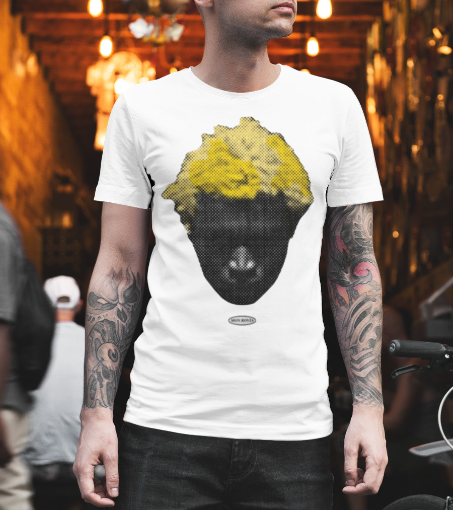 Mon Rovia Boy Yellow Hair Pop Art Style T-Shirt