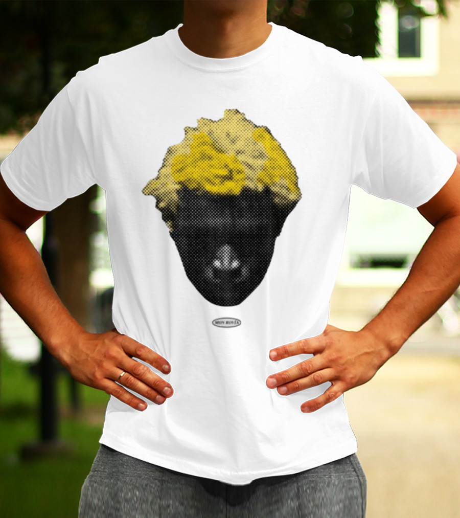 Mon Rovia Boy Yellow Hair Pop Art Style T-Shirt