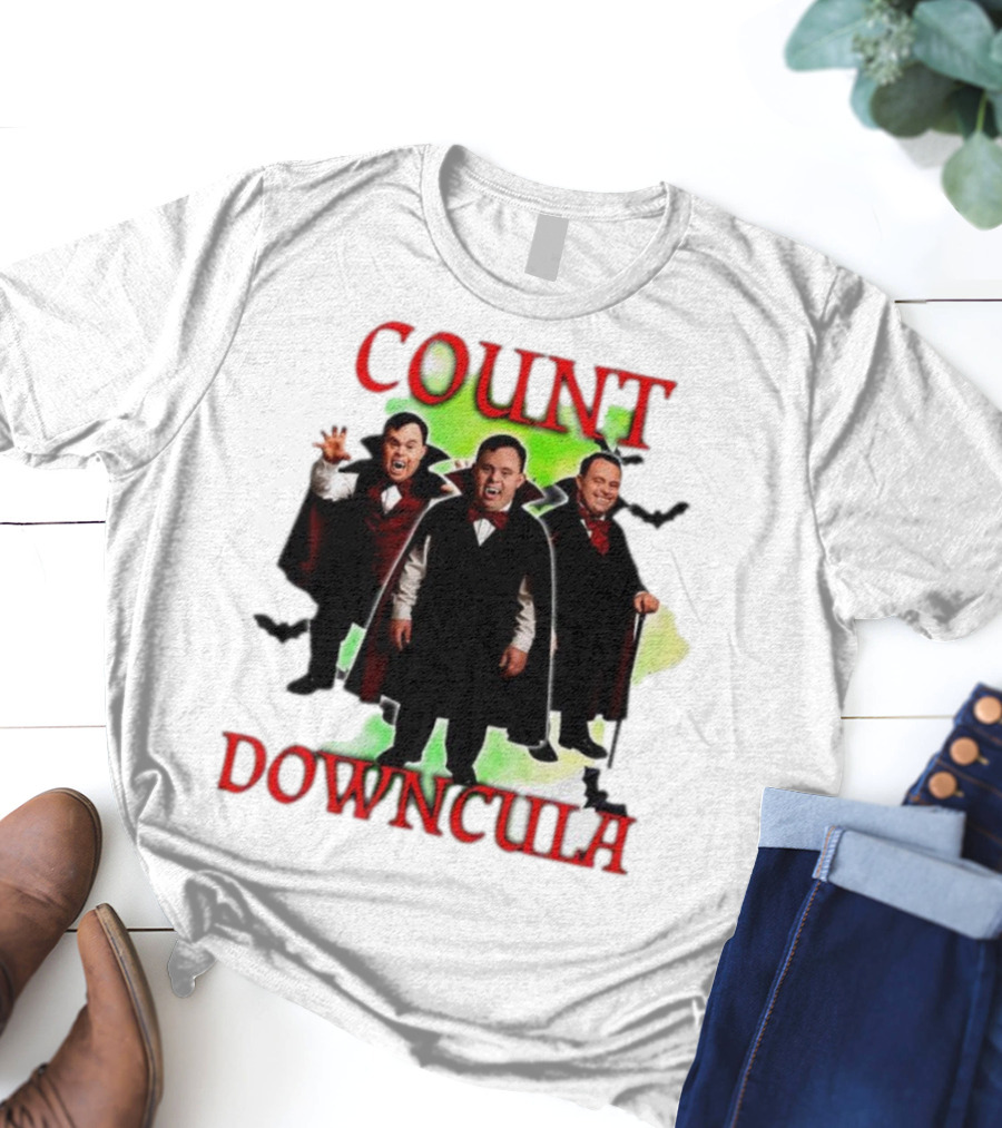 Count Downcula Halloween Vampire Costume Trio T-Shirt