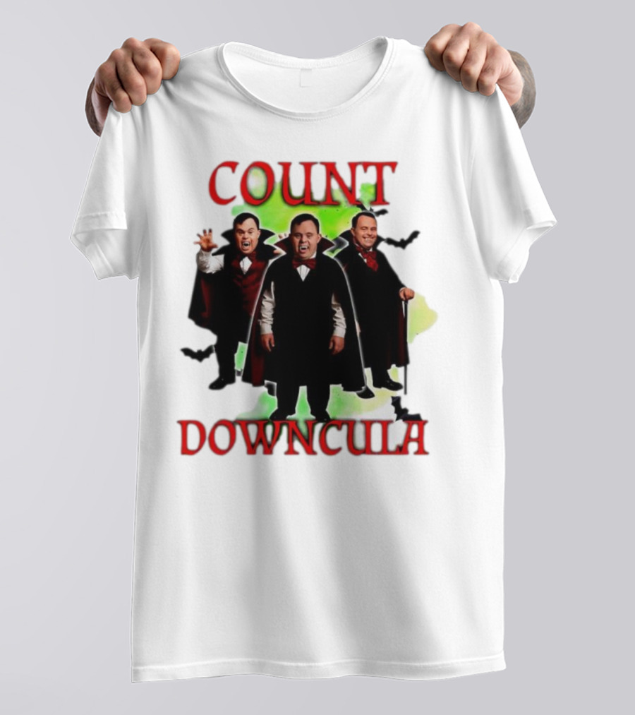 Count Downcula Halloween Vampire Costume Trio T-Shirt