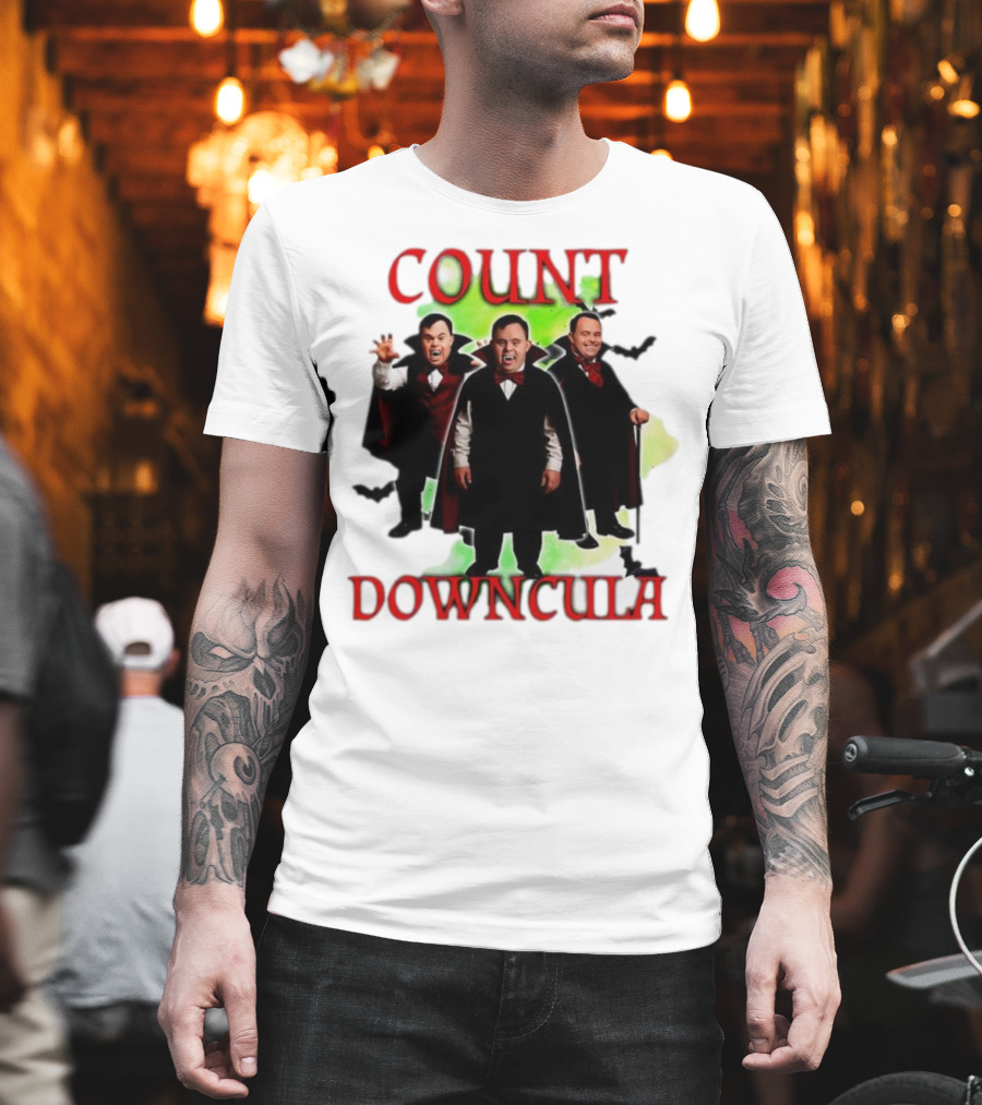 Count Downcula Halloween Vampire Costume Trio T-Shirt