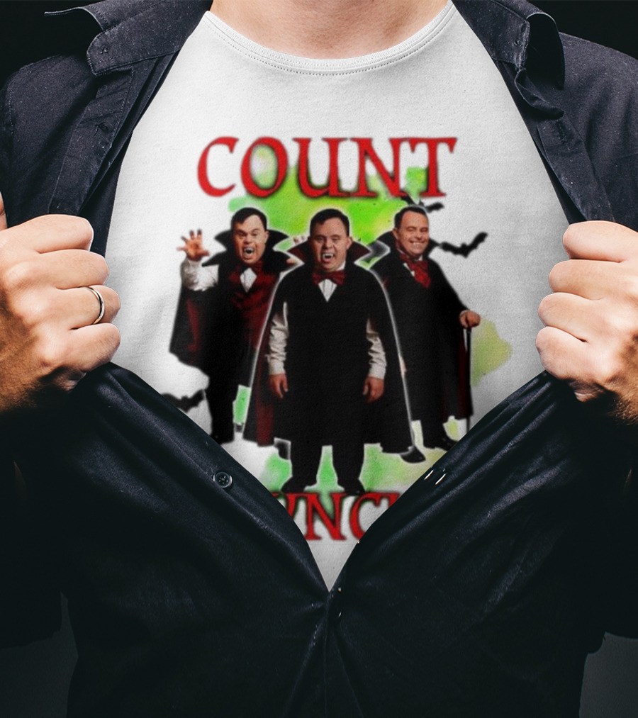 Count Downcula Halloween Vampire Costume Trio T-Shirt