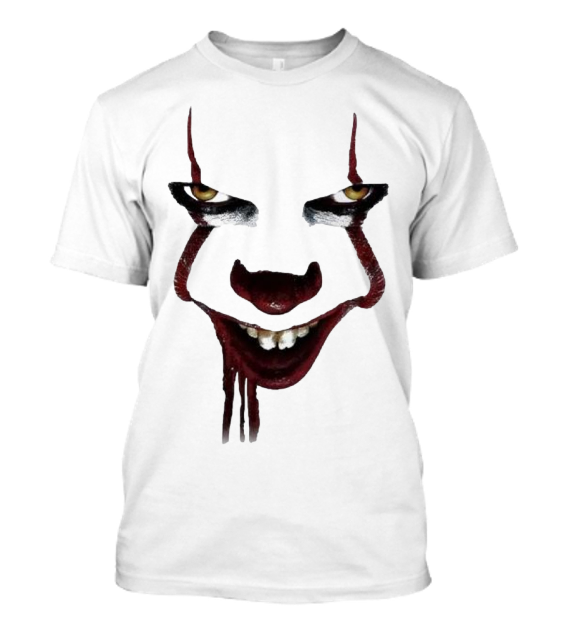 Pennywise Clown Face Halloween IT Movie T-Shirt