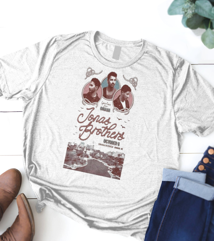 Jonas Brothers October 6 Chi Health Center Omaha NE Event T-Shirt