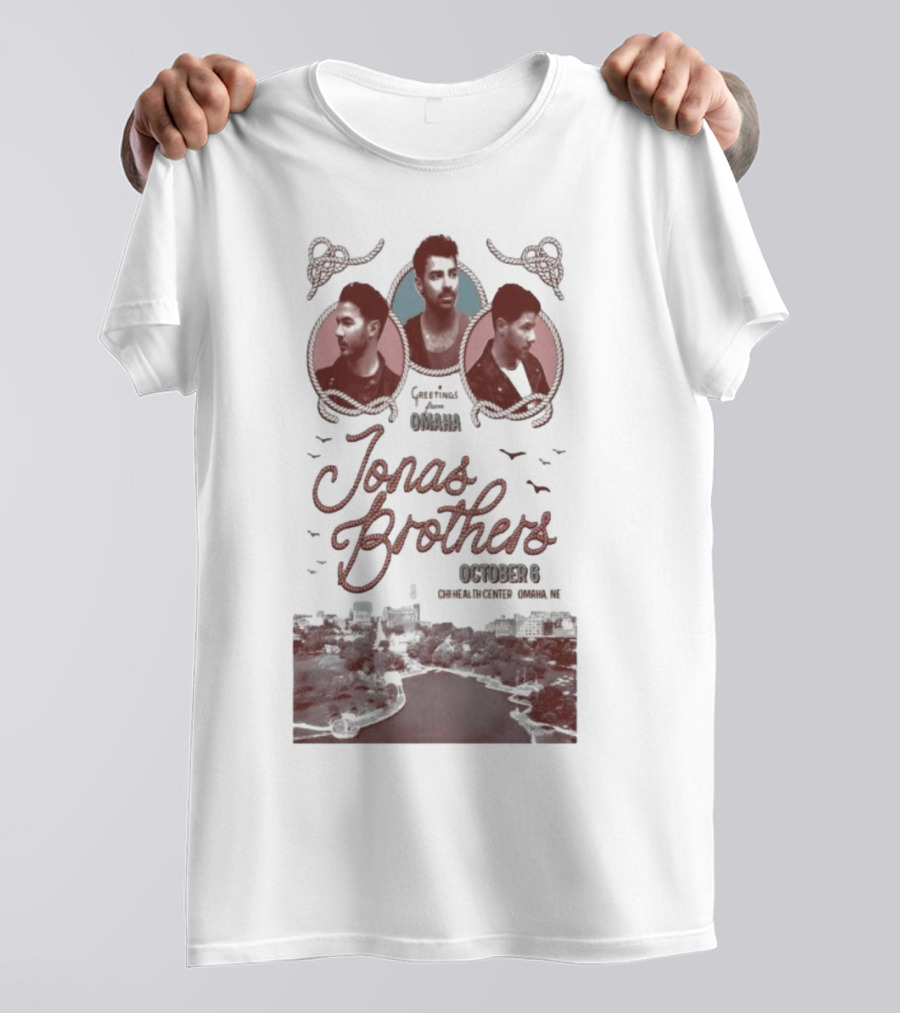 Jonas Brothers October 6 Chi Health Center Omaha NE Event T-Shirt