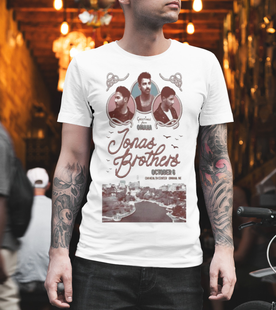 Jonas Brothers October 6 Chi Health Center Omaha NE Event T-Shirt