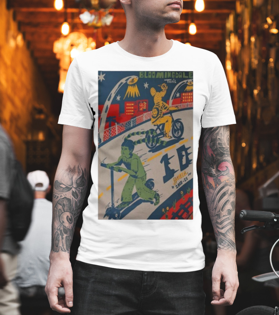 Bloomingdale Trail 10 Years 2015-25 Ramiro Huizar All Star Press Chicago T-Shirt