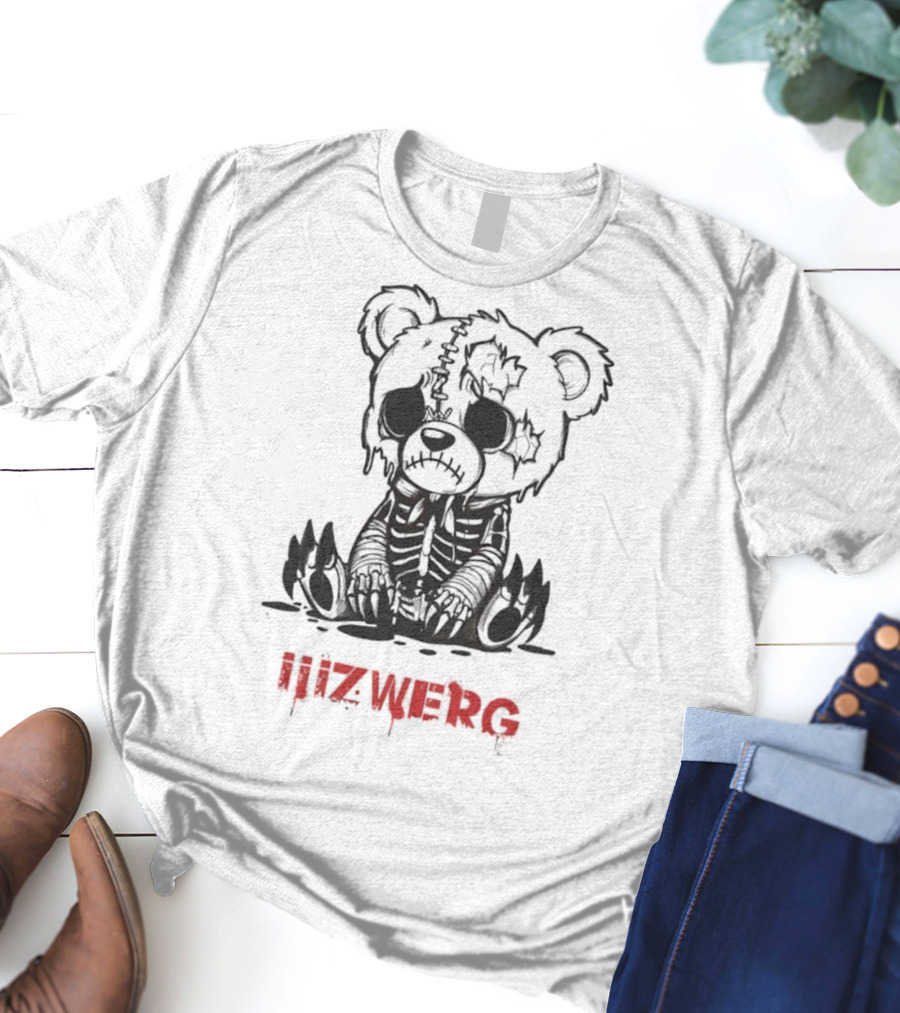 Sad Teddy Bear Iiizwerg Dark Aesthetic Toy Design T-Shirt