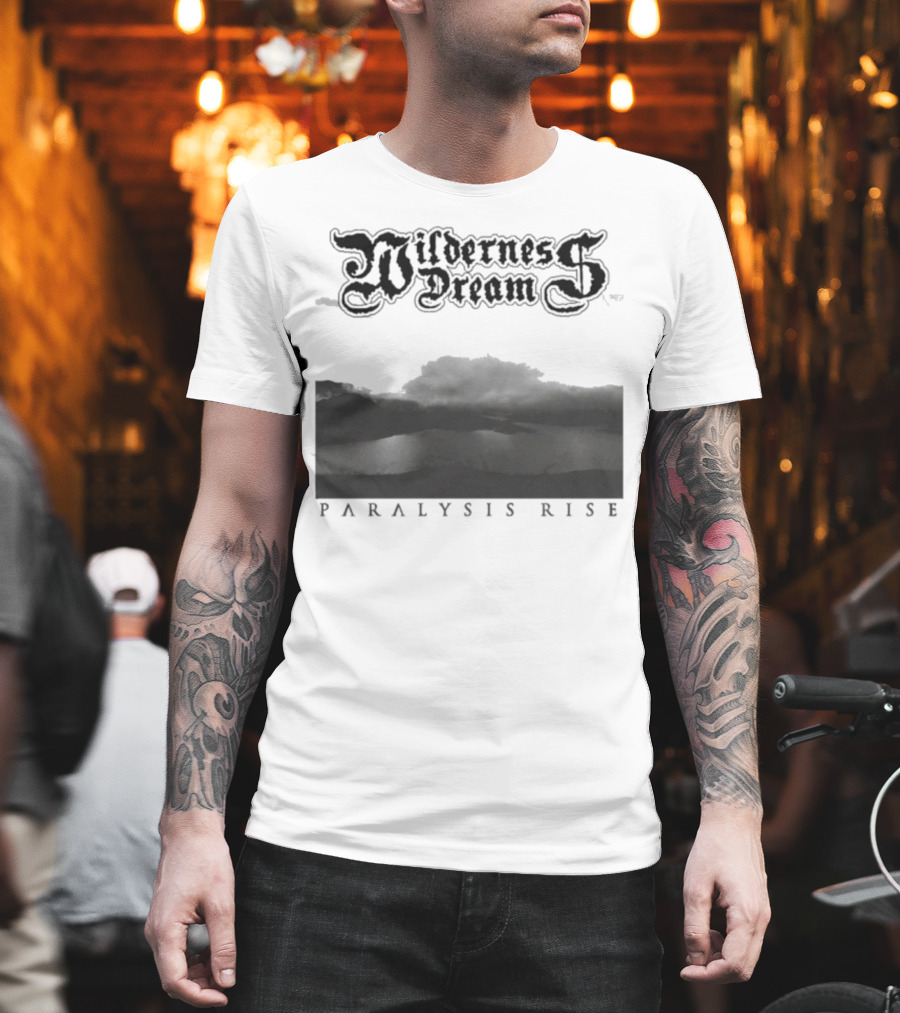 Wilderness Dream Paralysis Rise Scenic Monochrome Landscape T-Shirt