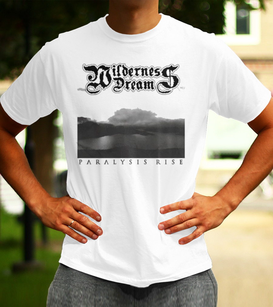 Wilderness Dream Paralysis Rise Scenic Monochrome Landscape T-Shirt