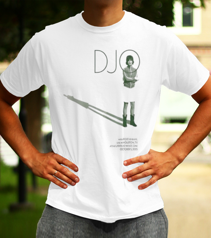 Djo White Oak Music Hall Lawn Oct 05 2025 Retro Style Performance Art T-Shirt