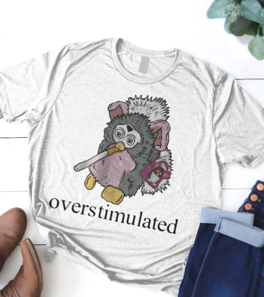 Emotionalclub Furby Overstimulated Smoking Toy Nostalgia T-Shirt