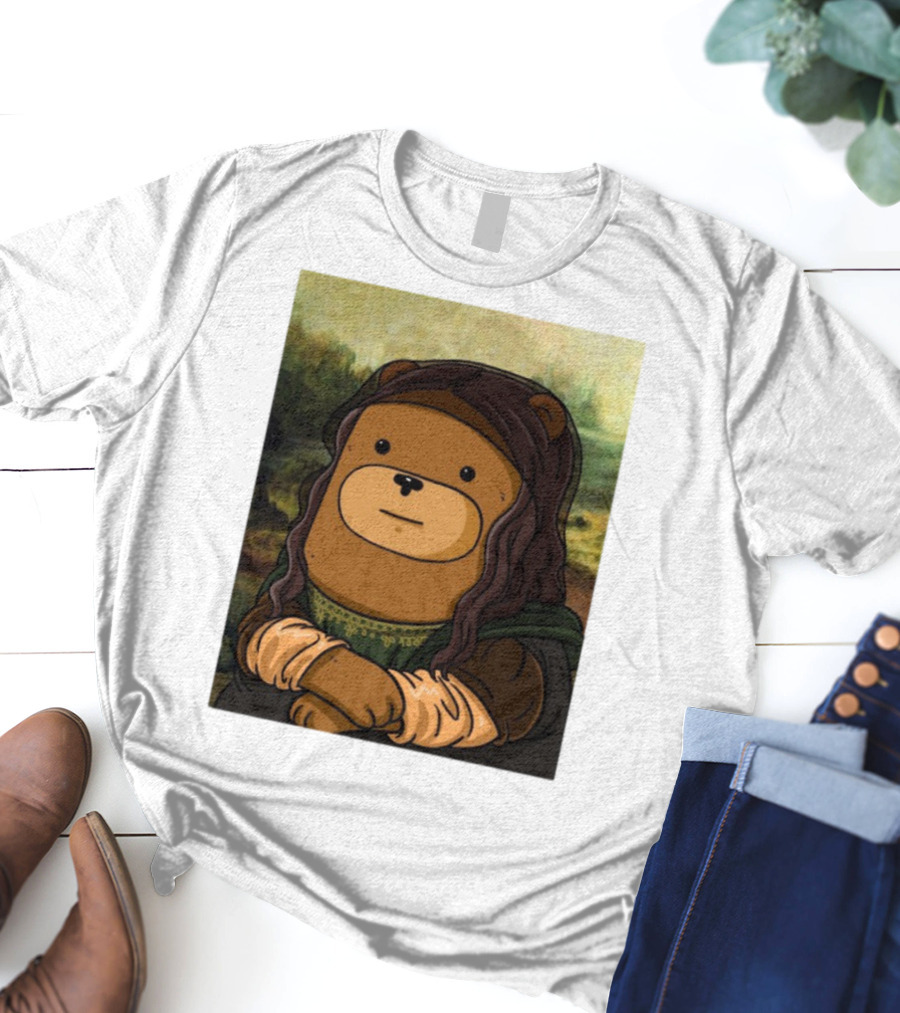 Figen.Eth Boi The Bear Mona Lisa Parody T-Shirt