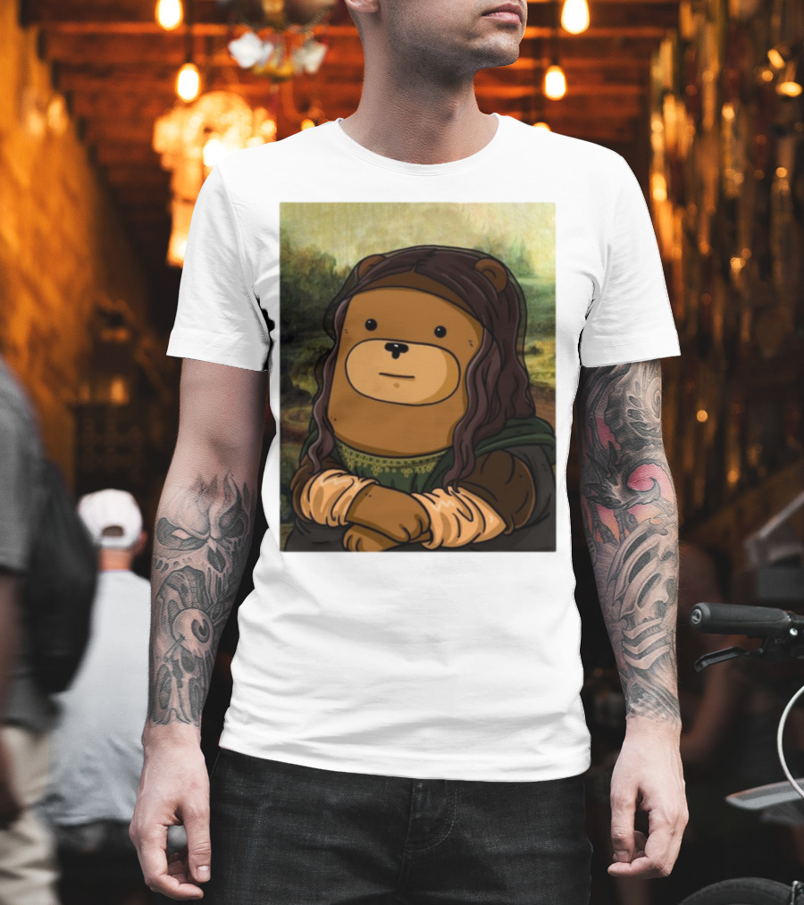 Figen.Eth Boi The Bear Mona Lisa Parody T-Shirt