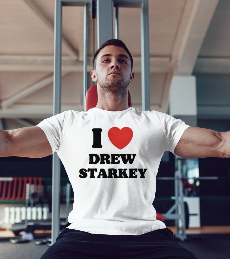 I Love Drew Starkey Red Heart Fan Favorite T-Shirt