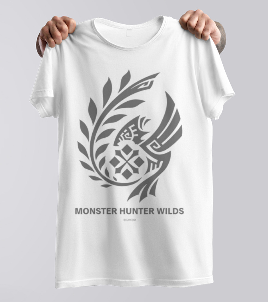 Monster Hunter Wilds Forbidden Lands Research Commission Emblem T-Shirt