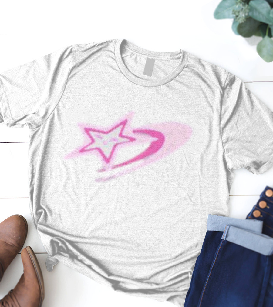 Dreamboy White Pink Star T-Shirt