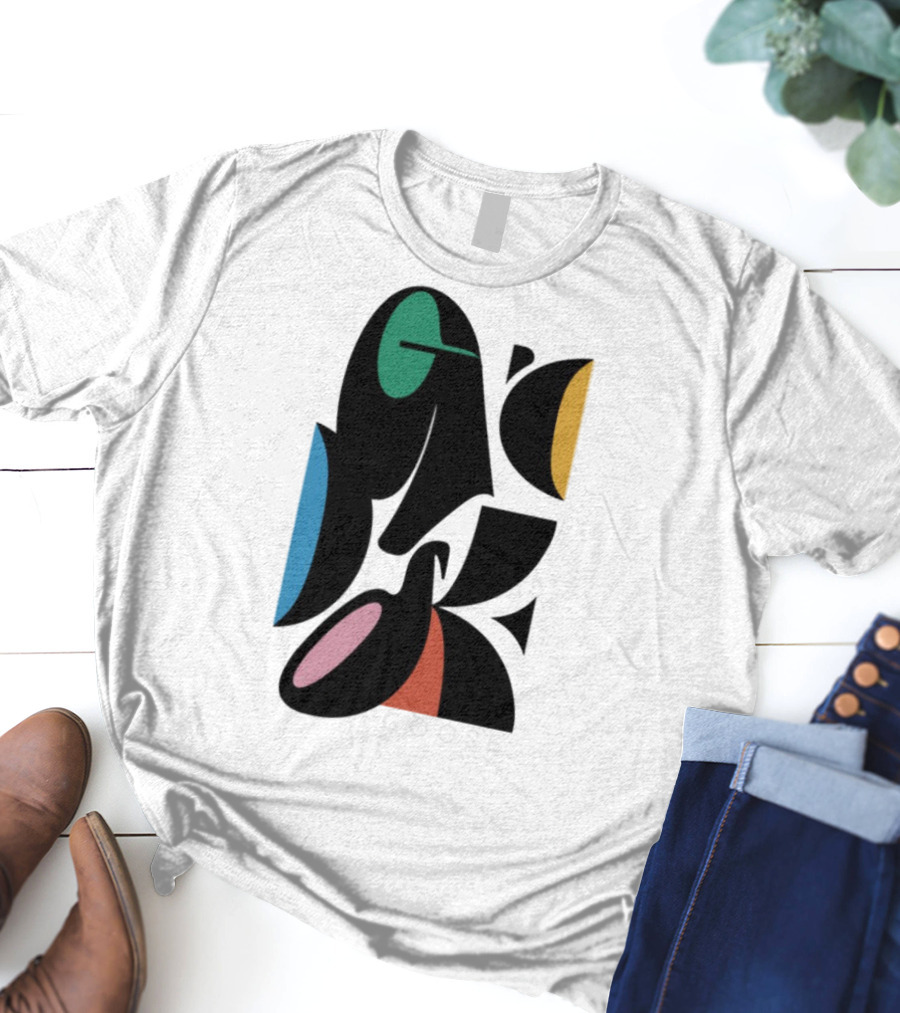 Warp Spheres Goose The Band Colorful Abstract Shapes T-Shirt