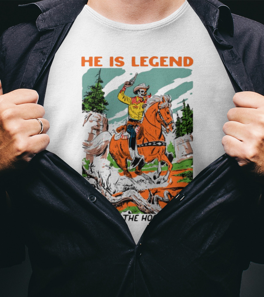 HE IS LEGEND COWBOY BACK TO THE FRONTIERS T-Shirt