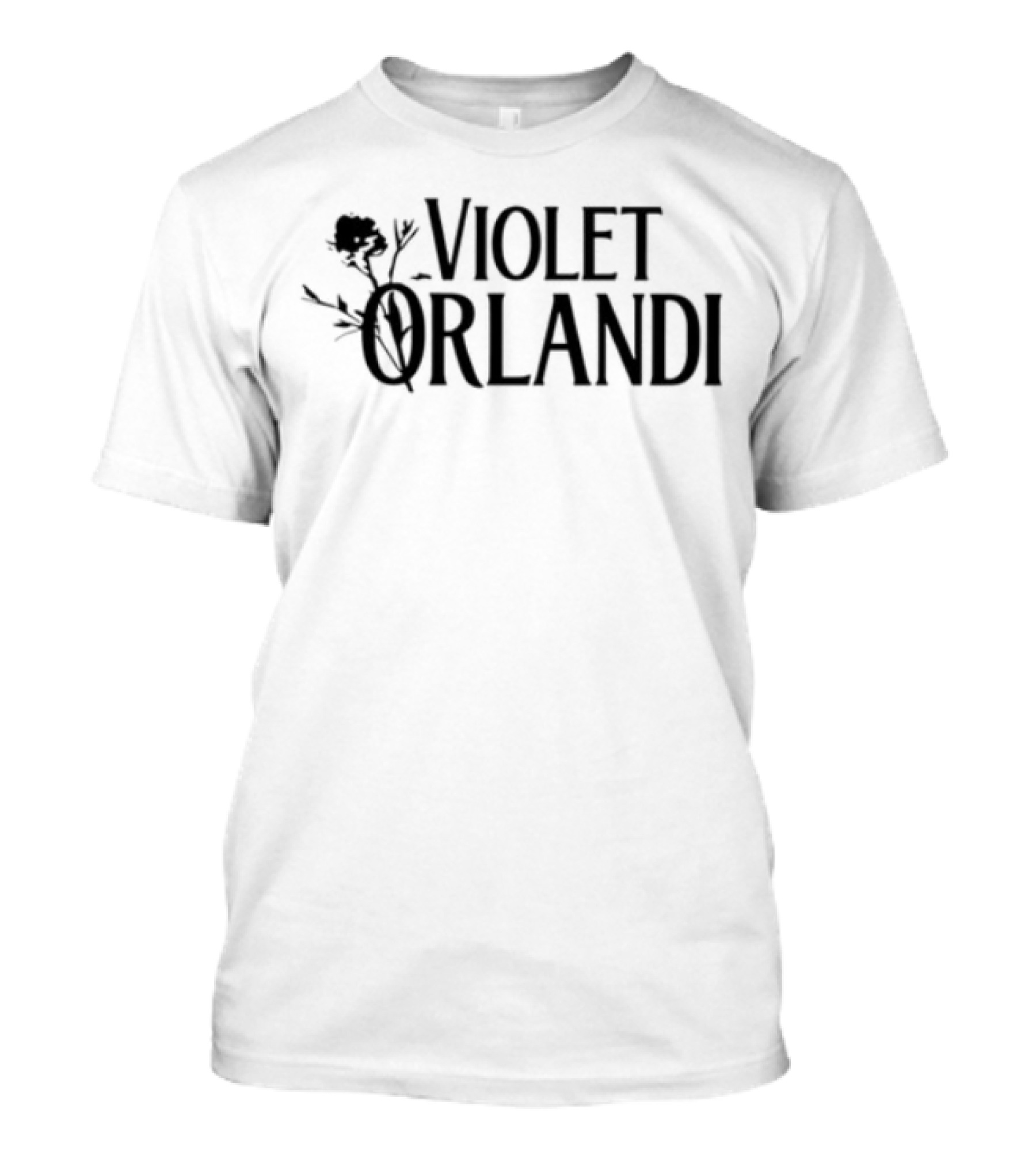 Violet Orlandi Music Floral Logo T-Shirt