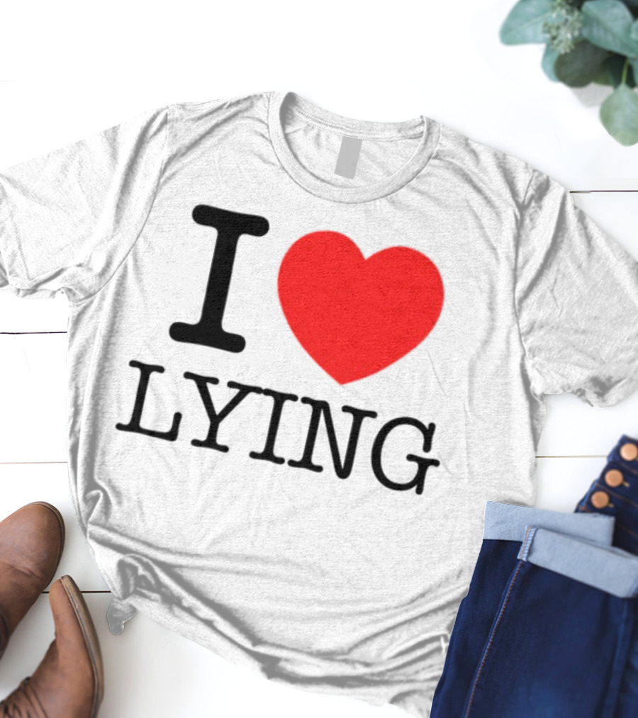 Premi Sterlin I Heart Lying Bold Statement T-Shirt
