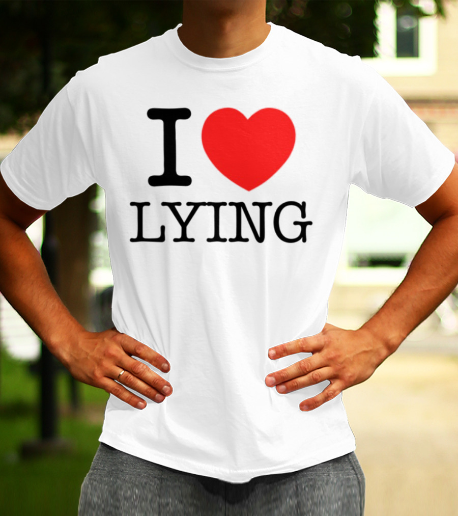 Premi Sterlin I Heart Lying Bold Statement T-Shirt